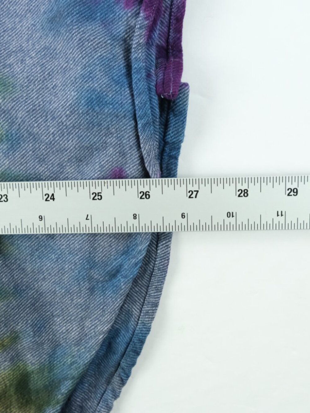 Men’s Slate & Stone Cotton Flannel Shirt Jacket Shacket Tie Dye Twill size M - Picture 5 of 6